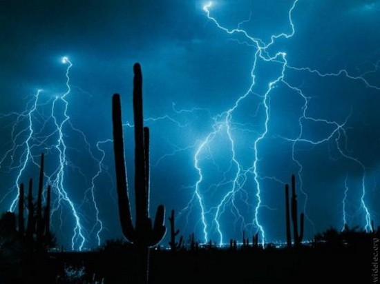 Photo:  Blue Thunder over the desert 